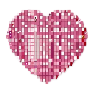 Pixel Pink Heart PNG 27 PNG