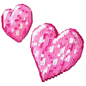 Pixel Pink Heart PNG Lju9 PNG