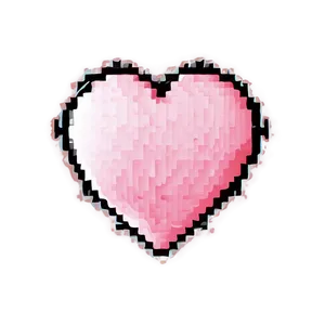 Pixel Pink Heart PNG Ypy PNG