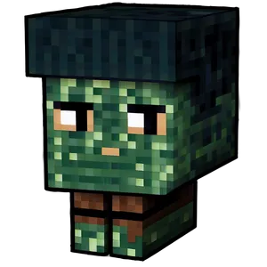 Pixel Steve Minecraft Head Png Srr4 PNG image