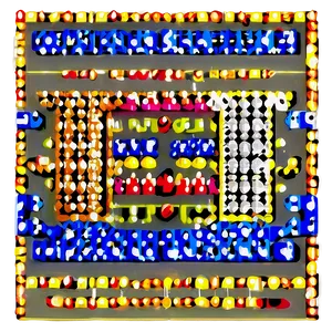 Pixelated 8-bit Pac-man PNG Wlw