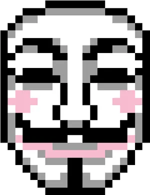 Pixelated_ Anonymous_ Mask_ Graphic PNG image