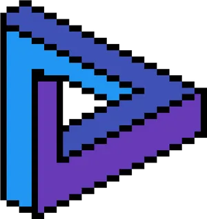 Pixelated Arrow Graphic PNG image