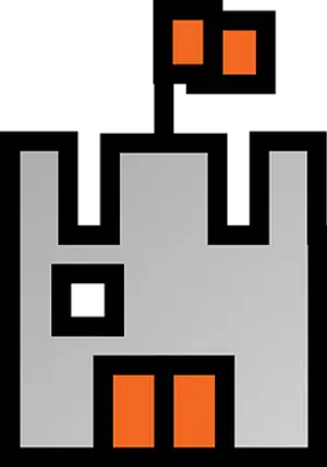 Pixelated_ Castle_ Icon