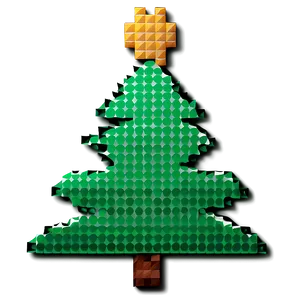 Pixelated Christmas Tree PNG 68 PNG