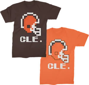 Pixelated Cleveland T Shirts PNG image
