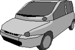 Pixelated Compact Car Illustration.png