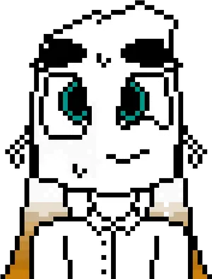 Pixelated D J Marshmello PNG image