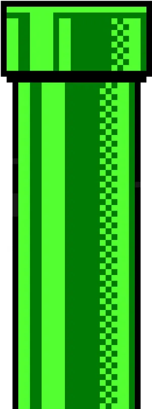 Pixelated Green Pipe PNG image