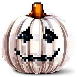 Pixelated Halloween Pumpkin PNG 06242024 PNG