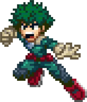 Pixelated Heroin Action PNG image