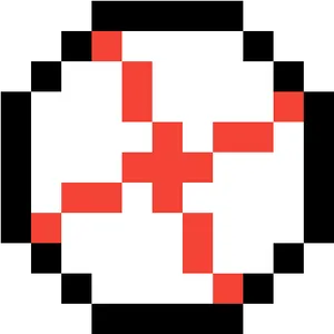 Pixelated Peppermint Icon PNG image