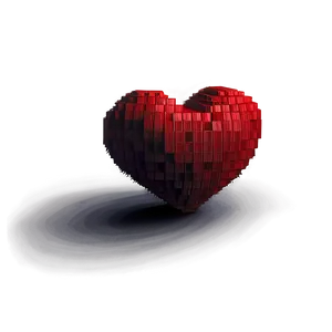 Pixelated Red Heart Png 05242024 PNG image