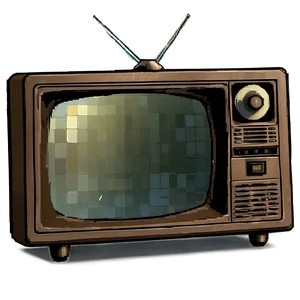 Pixelated Retro Tv PNG 30