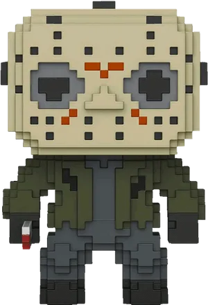 Pixelated Robot Figure.png PNG image