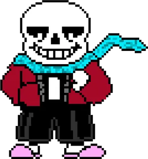 Pixelated Sans Character PNG image