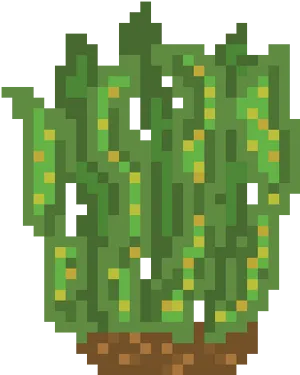 Pixelated Seaweed Illustration PNG image