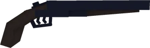 Pixelated Shotgun Side View