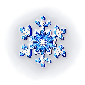Pixelated Snowflake PNG 48 PNG