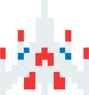 Pixelated_ Space_ Shuttle_ Graphic PNG image