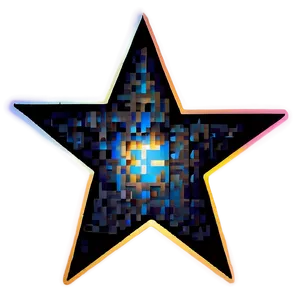 Pixelated Star Logo Png 06212024 PNG image