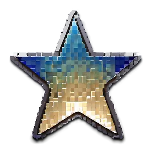 Pixelated Star Logo Png Cmp PNG image