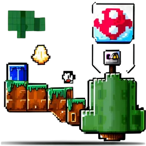 Pixelated Super Mario Png Wew78 PNG image