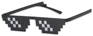 Pixelated Thug Life Sunglasses PNG image