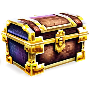 Pixelated Treasure Chest Png 06242024 PNG image