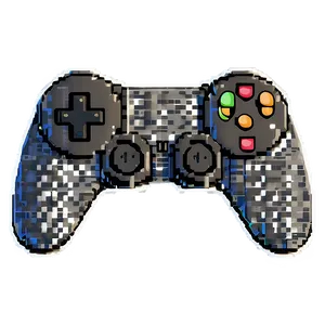 Pixelated Video Game Controller Png Jbh PNG image