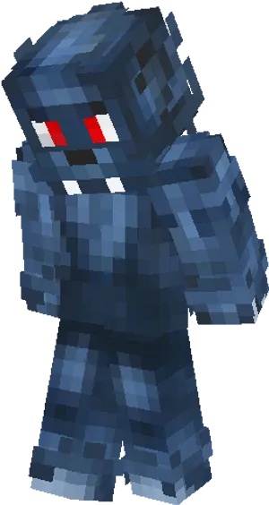 Pixelated Werewolf Character PNG