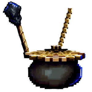Pixelated Witch Broom PNG 81 PNG