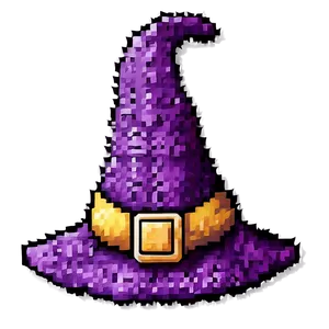 Pixelated Wizard Hat PNG 18 PNG