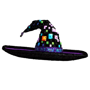 Pixelated Wizard Hat PNG Eor42 PNG