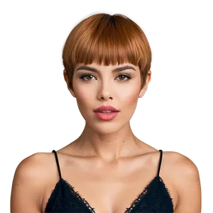 Pixie Cut With Bangs Png 13 PNG image