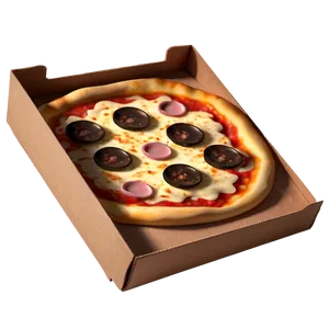 Pizza Box Emoji PNG Eaf