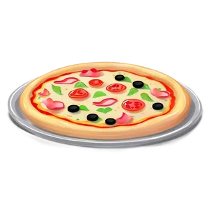 Pizza Cartoon Illustration Png 06272024 PNG image