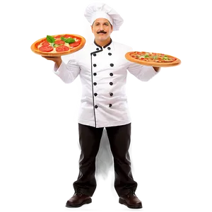 Pizza Chef Vector Illustration PNG Fjd PNG