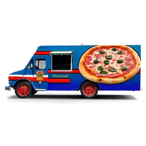 Pizza Food Truck PNG 05252024