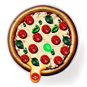 Pizza Vector Pattern PNG 54