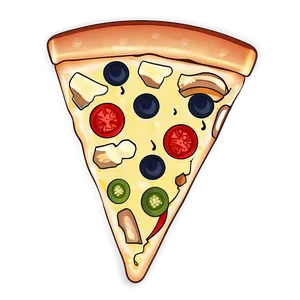 Pizza Vector Pattern PNG 57