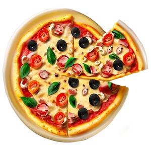 Pizza Vector Set PNG 6