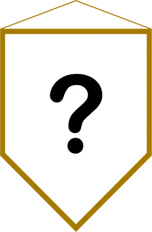 Placeholder Question Mark Banner PNG image
