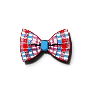 Plaid Bow Tie Png 05252024 PNG image