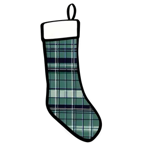 Plaid Christmas Stocking PNG 38 PNG