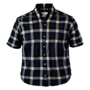 Plaid Collar Shirt PNG 86
