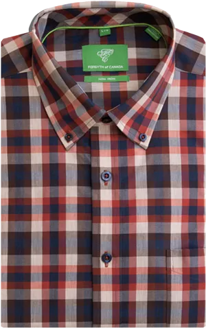Plaid Dress Shirt Forsythof Canada PNG