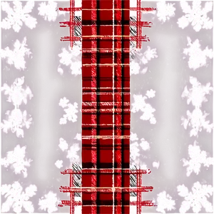 Plaid Red Scarf PNG Shl