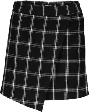 Plaid Skirt Product Image PNG
