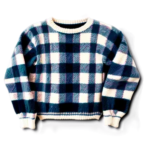 Plaid Sweater Pattern PNG 96 PNG